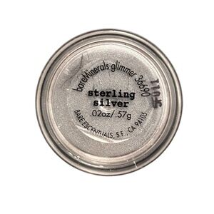 BareMinerals Sterling Silver Glimmer Loose Eyeshadow Powder Shimmer Discontinued